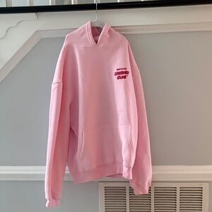 White Fox Boutique Pink Hoodie Sweater